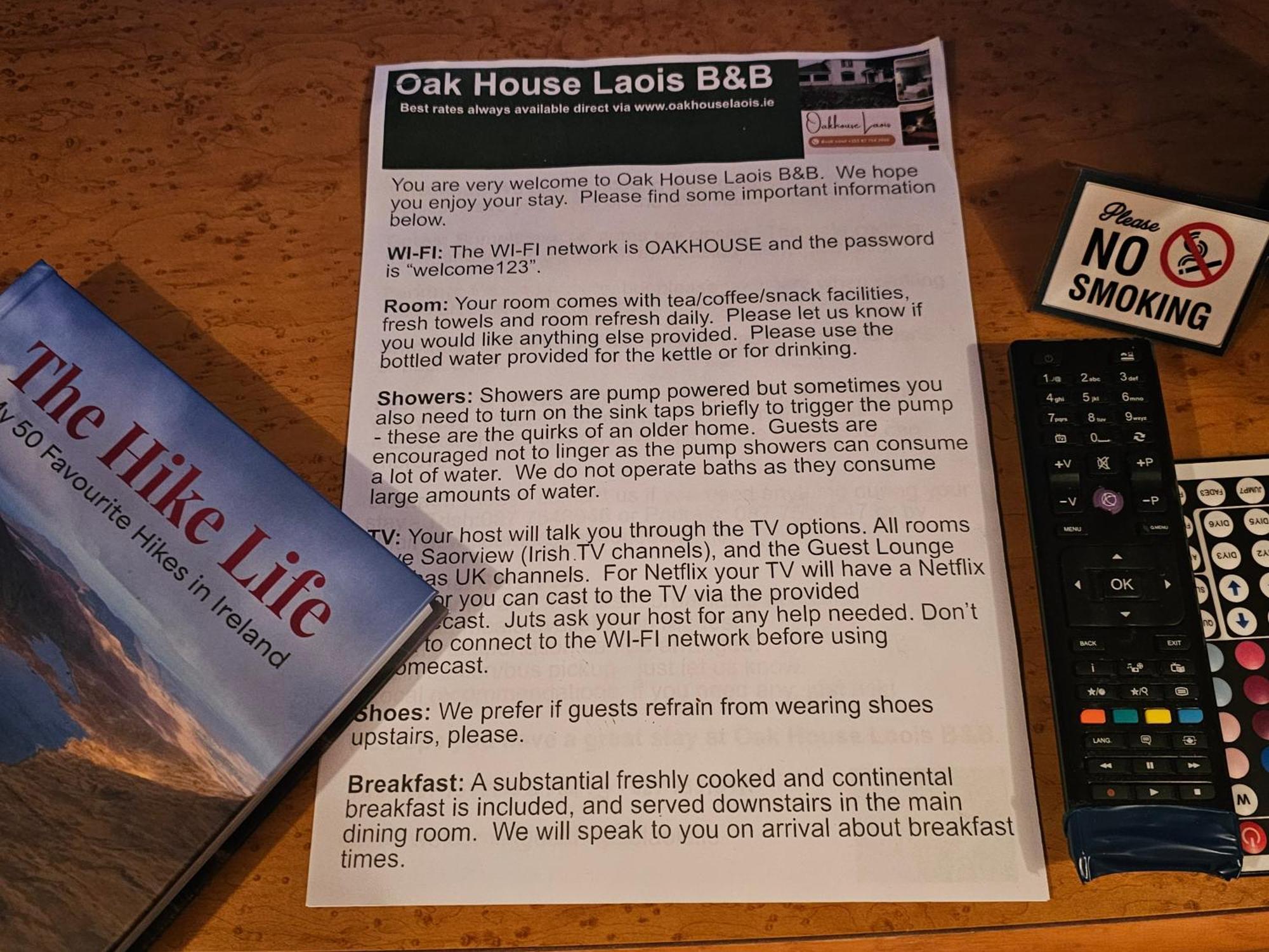 Oak House Laois B&B Portarlington Room photo